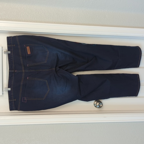 Tallissime jeans embroidered size 24W - Picture 8 of 11